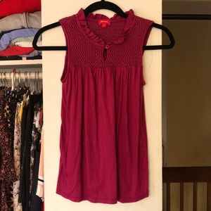 Ella moss maroon sleeveless top girls size 12